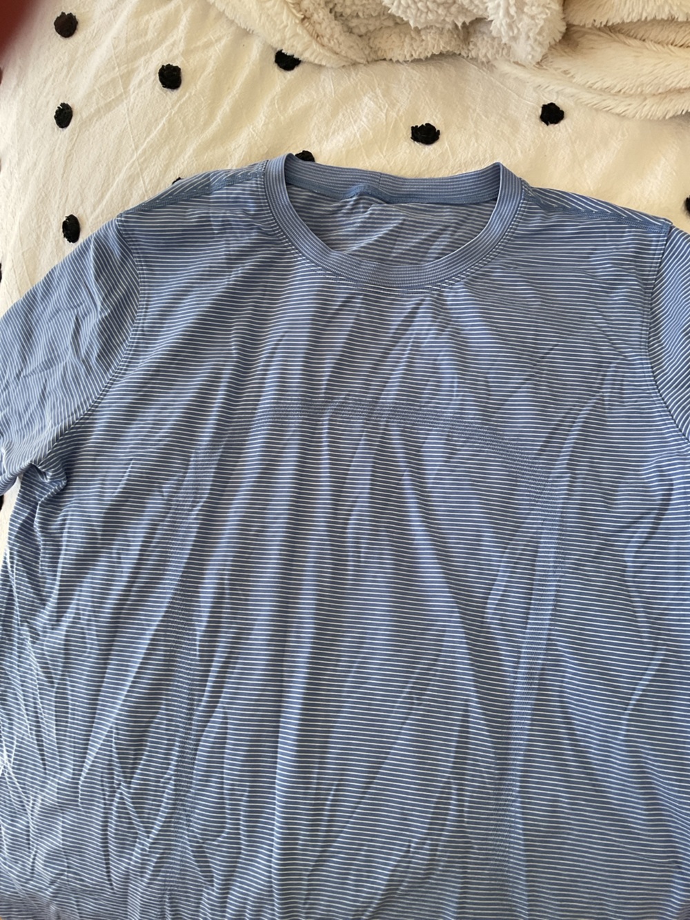 Lululemon swiftly relaxed blue stripes tee s 6 - Picture 2 of 3
